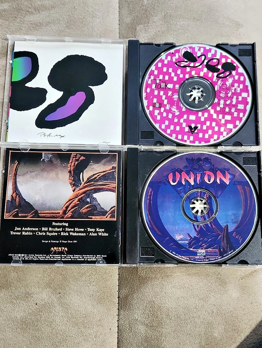 Yes  Union &  Talk CDs - Picture 2 of 8